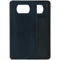 Back Cover Glass Without Camera Lens For Xiaomi Poco X3 (Genuine) (Black)