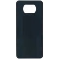 Back Cover Glass Without Camera Lens For Xiaomi Poco X3 (Genuine) (Black)