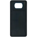 Back Cover Glass Without Camera Lens For Xiaomi Poco X3 (Genuine) (Black)