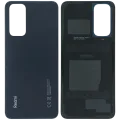 Back Cover Glass Without Camera Lens For Xiaomi Redmi Note 11 (Genuine) (Black)