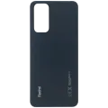 Back Cover Glass Without Camera Lens For Xiaomi Redmi Note 11 (Genuine) (Black)