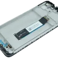 LCD Assembly With Frame Compatible For Xiaomi Poco M3 (Genuine) (Black)