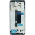 OLED Assembly With Frame For Xiaomi Poco X6 5g (Genuine) (Black)