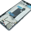 OLED Assembly With Frame For Xiaomi Poco X6 5g (Genuine) (Black)