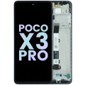 LCD Assembly With Frame For Xiaomi Poco X3 Pro (Genuine) (Blue)