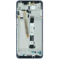 LCD Assembly With Frame For Xiaomi Poco X3 Pro (Genuine) (Blue)