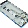 LCD Assembly With Frame For Xiaomi Poco X3 Pro (Genuine) (Blue)