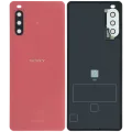 Back Cover Glass For Sony Xperia 10 III (Genuine) (Pink)
