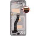 LCD Assembly With Frame (Without Fingerprint Sensor) For Samsung Galaxy S21 Ultra (US & International) (Aftermarket: Incell) (Phantom Silver)