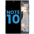 LCD Assembly With Frame (Without FingerPrint Sensor) For Samsung Galaxy Note 10 (US & International)(Aftermarket: Incell) (Aura Black)
