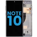LCD Assembly With Frame (Without FingerPrint Sensor) For Samsung Galaxy Note 10 (US & International)(Aftermarket: Incell) (Aura Glow / Silver)