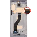 LCD Assembly With Frame (Without FingerPrint Sensor) For Samsung Galaxy Note 10 (US & International)(Aftermarket: Incell) (Aura Glow / Silver)