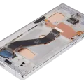 LCD Assembly With Frame (Without FingerPrint Sensor) For Samsung Galaxy Note 10 (US & International)(Aftermarket: Incell) (Aura Glow / Silver)