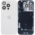 Back Glass w/ MagSafe Magnet & NFC & Flashlight Flex For iPhone 16 Pro (Service Pack) (White Titanium)