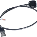 Google USB-C Magnetic Watch Charging Cable for Pixel Watch Series 2, Series 3 (1m / 3 ft) (OEM Grade A, Bulk Packaging) (Black)