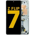 Inner OLED Assembly With Frame For Samsung Galaxy Z Flip 7 5G (US & International) (Refurbished) (White)