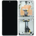 Inner OLED Assembly With Frame For Samsung Galaxy Z Flip 7 5G (US & International) (Refurbished) (White)
