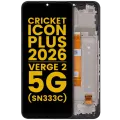 LCD Assembly With Frame For Cricket lcon Plus (2026) (SN333C) / AT&T Verge 2 5G (Refurbished) (All Colors)