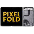 Inner Main OLED Assembly With Frame For Google Pixel Fold (Refurbished) (Obsidian Black)