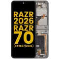 OLED Assembly With Frame For Motorola Razr 2026 / Razr 70 (XT2657 / 2026) (Refurbished) (Hematite)