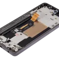 OLED Assembly With Frame Compatible For Motorola Moto G Stylus 5G (XT2619/2026) (Refurbished) (Coal Smoke)