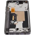 OLED Assembly With Frame Compatible For Motorola Moto G Stylus 5G (XT2619/2026) (Refurbished) (Coal Smoke)