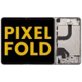 Built-In OLED Screen (Main Screen) Assembly (With Mid-Frame) For Google Pixel Fold (US and International Versions) (Refurbished) (Porcelain)