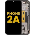 OLED Assembly With Frame For Nothing Phone (2a) (Refurbished) (Black)