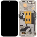 OLED Assembly With Frame For Nothing Phone (2a) (Refurbished) (White)