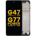 LCD Assembly With Frame For Motorola Moto G47 (XT2625-1-2 / 2026) / G77 Power (XT2625-12/2026) (Refurbished) (All Colors)