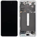 OLED Assembly With Frame For Samsung Galaxy S21 FE 5G (US & International Version) (Aftermarket Plus) (120Hz) (White)