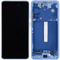 OLED Assembly With Frame For Samsung Galaxy S21 FE 5G (US & International Version) (Aftermarket Plus) (120Hz) (Navy)