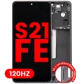 OLED Assembly With Frame For Samsung Galaxy S21 FE 5G (US & International Version) (Aftermarket Plus) (120Hz) (Graphite)