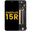 Дисплейний модуль (OLED) з рамкою для OnePlus 15R (Refurbished) (Charcoal Black)