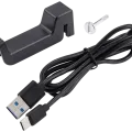KJH Charging Stand for PlayStation 5 / PlayStation 5 Pro / PlayStation 5 Slim (Retail Packaging) (Black)