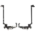 Charging Port Flex Cable For iPhone 17 Pro max (Aftermarket Plus) (US Version) (Silver)