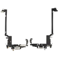 Charging Port Flex Cable For iPhone 17 Pro max (Aftermarket Plus) (International Version) (Silver)