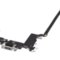 Charging Port Flex Cable For iPhone 17 Pro max (Aftermarket Plus) (International Version) (Silver)