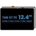 LCD Assembly Without Frame For Samsung Galaxy Tab S7 FE 12.4"(T730 / T733 / T735 / T736) (2021) (Aftermarket) (Black)