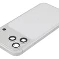 Back Housing W/ Charging Port Flex & Small Parts For iPhone 17 Pro Max (US Version) (Used OEM Pull: Grade B) (Silver)