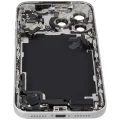 Back Housing W/ Charging Port Flex & Small Parts For iPhone 17 Pro Max (US Version) (Used OEM Pull: Grade B) (Silver)