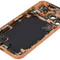 Back Housing W/ Charging Port Flex & Small Parts For iPhone 17 Pro Max (US Version) (Used OEM Pull: Grade B) (Cosmic Orange)