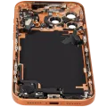 Back Housing W/ Charging Port Flex & Small Parts For iPhone 17 Pro Max (US Version) (Used OEM Pull: Grade B) (Cosmic Orange)