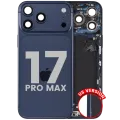 Back Housing W/ Charging Port Flex & Small Parts For iPhone 17 Pro Max (US Version) (Used OEM Pull: Grade B) (Deep Blue)
