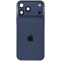 Back Housing W/ Charging Port Flex & Small Parts For iPhone 17 Pro Max (US Version) (Used OEM Pull: Grade B) (Deep Blue)