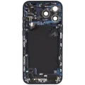 Back Housing W/ Charging Port Flex & Small Parts For iPhone 17 Pro Max (US Version) (Used OEM Pull: Grade B) (Deep Blue)