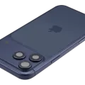 Back Housing W/ Charging Port Flex & Small Parts For iPhone 17 Pro Max (US Version) (Used OEM Pull: Grade B) (Deep Blue)