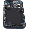 Back Housing W/ Charging Port Flex & Small Parts For iPhone 17 Pro Max (US Version) (Used OEM Pull: Grade B) (Deep Blue)