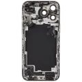 Back Housing W/ Charging Port Flex & Small Parts For iPhone 17 Pro Max (US Version) (Used OEM Pull: Grade C) (Silver)