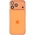Back Housing W/ Charging Port Flex & Small Parts For iPhone 17 Pro Max (US Version) (Used OEM Pull: Grade C) (Cosmic Orange)